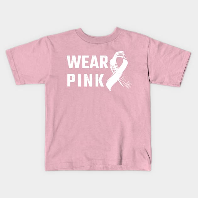 wear pink Kids T-Shirt by AmineDesigns